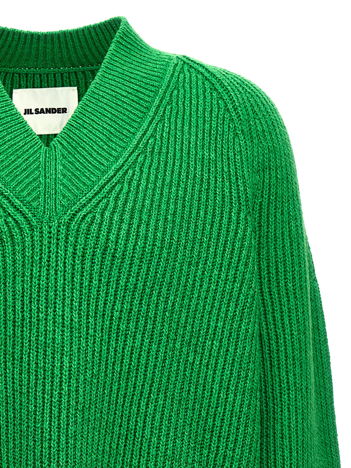 Jil Sander Bicolor Cotton Cardigan for Men