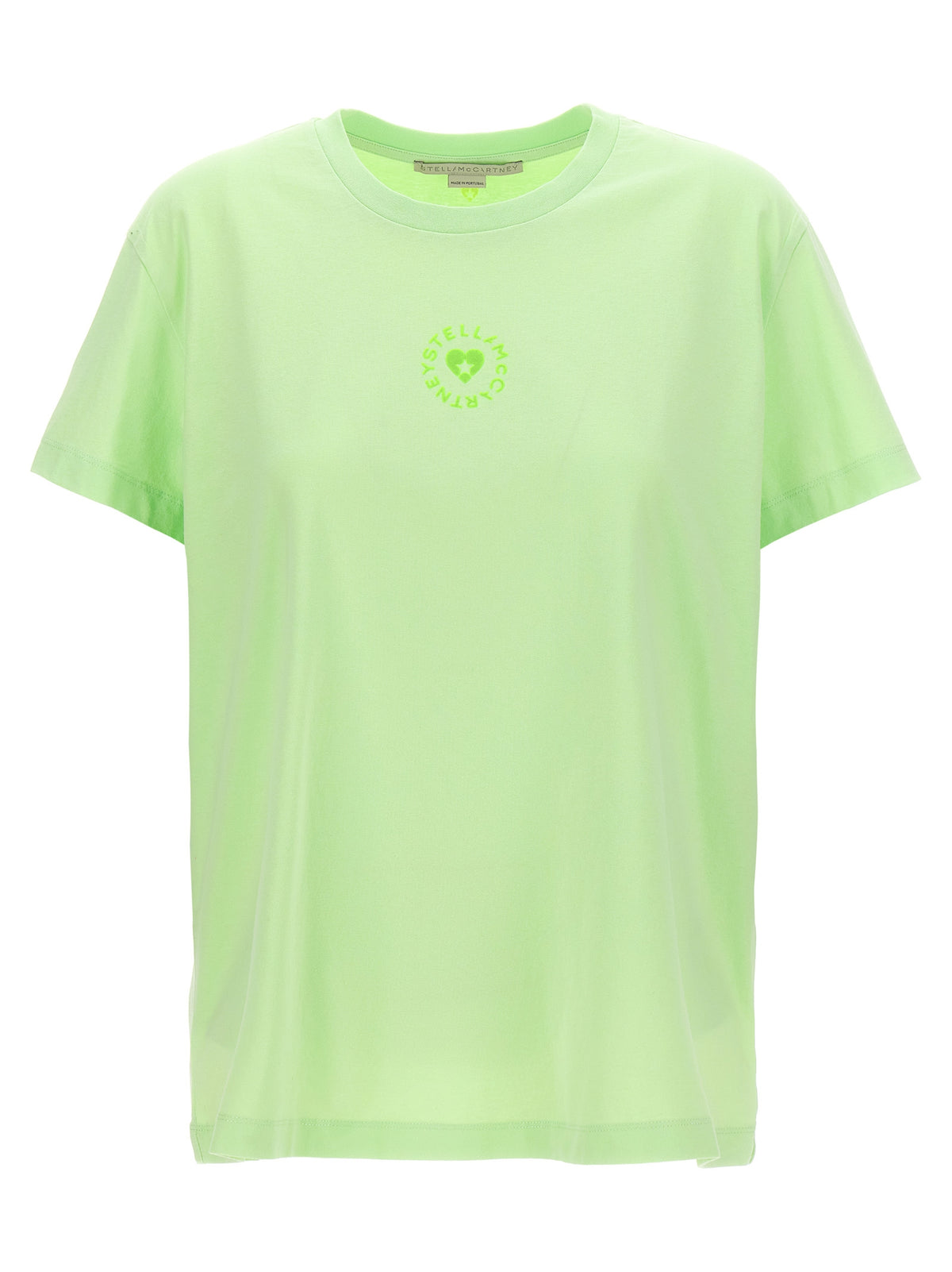 Stella McCartney Bicolor Cotton T-Shirt - Iconic Mini Heart