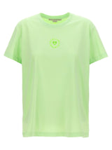 Stella McCartney Bicolor Cotton T-Shirt - Iconic Mini Heart