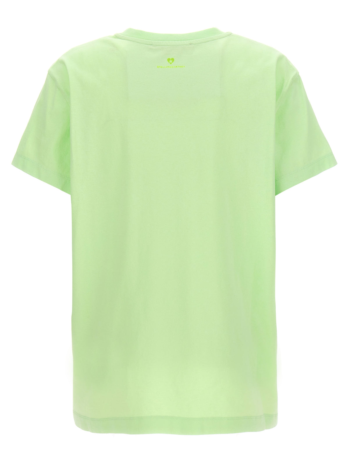 Stella McCartney Bicolor Cotton T-Shirt - Iconic Mini Heart