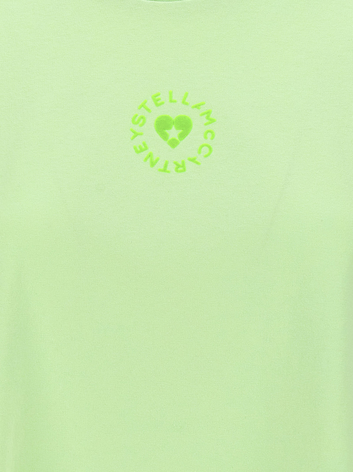 Stella McCartney Bicolor Cotton T-Shirt - Iconic Mini Heart