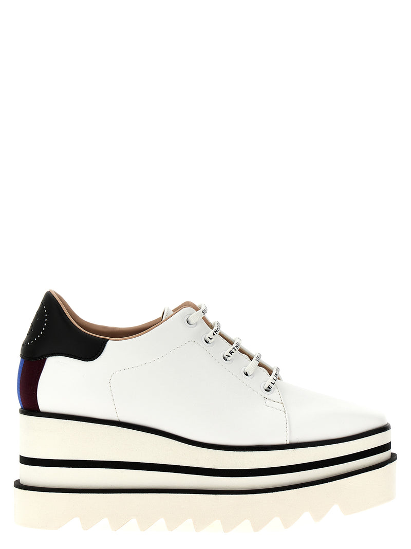 Stella McCartney Bicolor Polyethylene Wedge Sandals - Sneak-Elyse