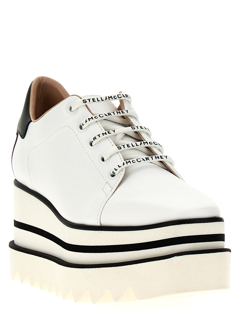 Stella McCartney Bicolor Polyethylene Wedge Sandals - Sneak-Elyse