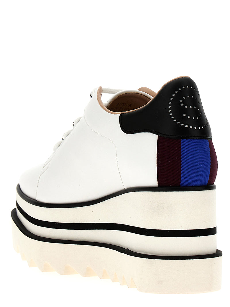 Stella McCartney Bicolor Polyethylene Wedge Sandals - Sneak-Elyse
