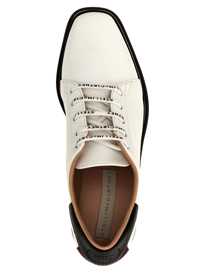 Stella McCartney Bicolor Polyethylene Wedge Sandals - Sneak-Elyse