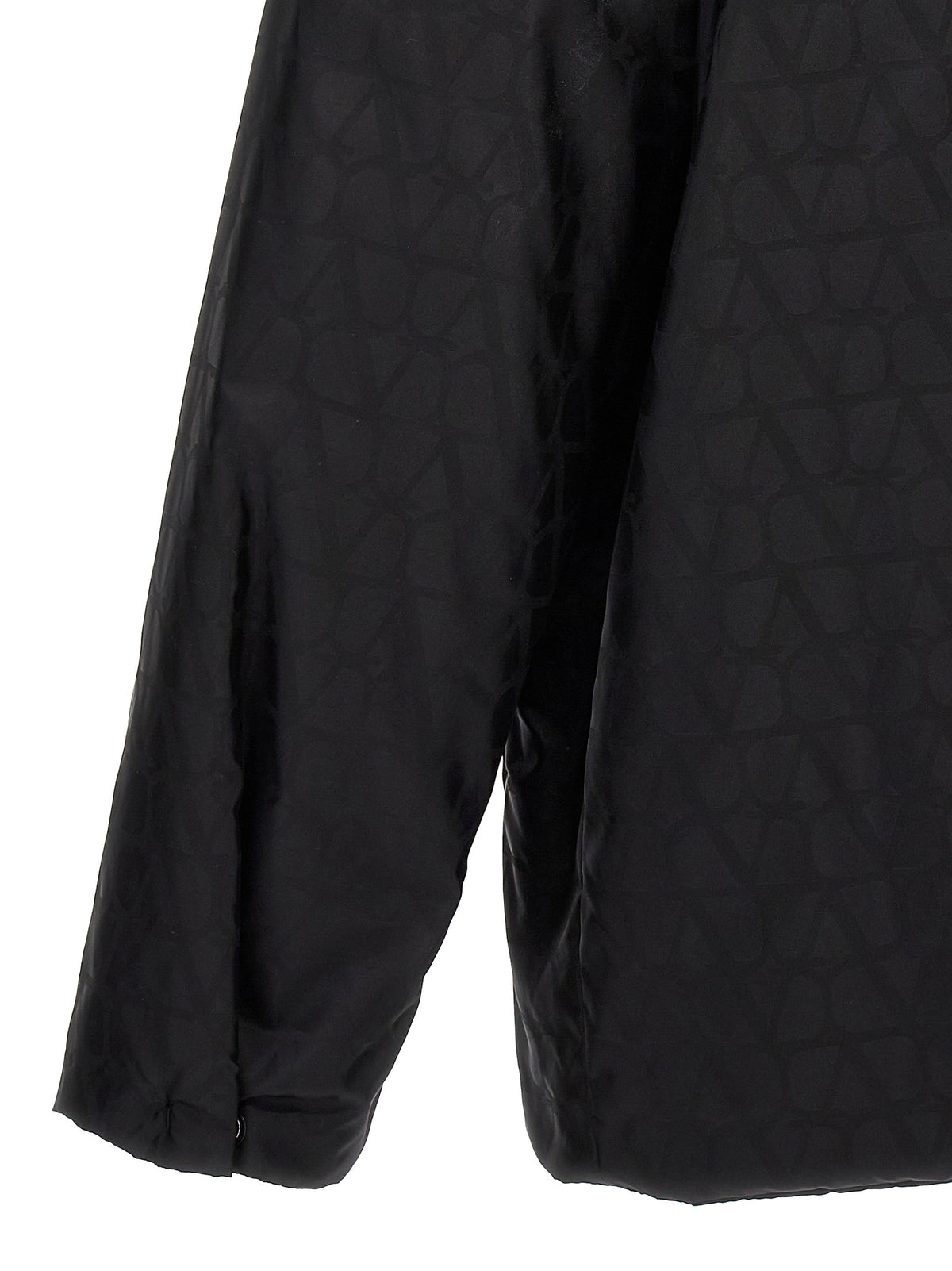 Valentino Garavani Black Reversible Nylon Jacket