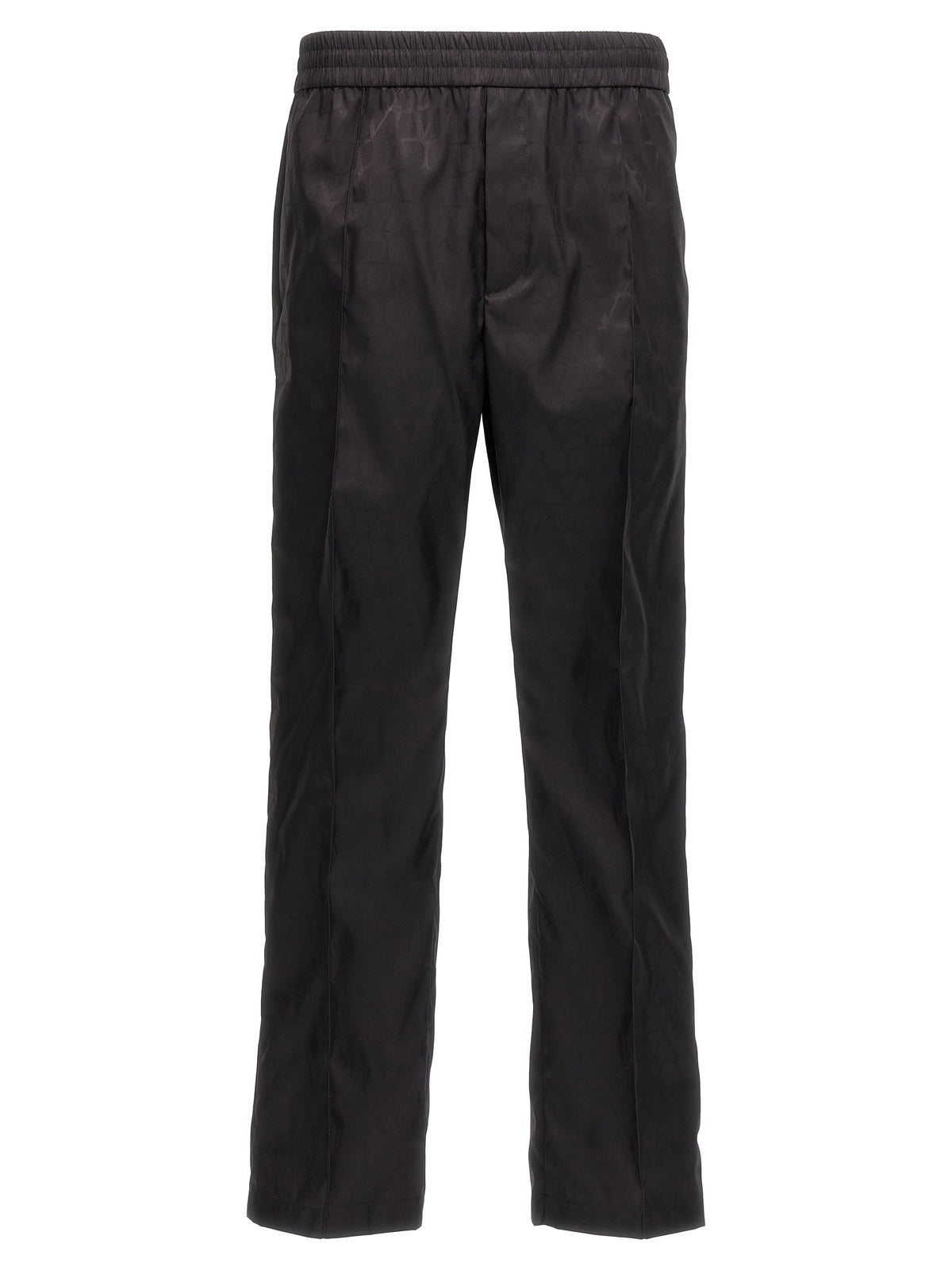 Valentino Garavani Black Polyamide Casual Pants for Men