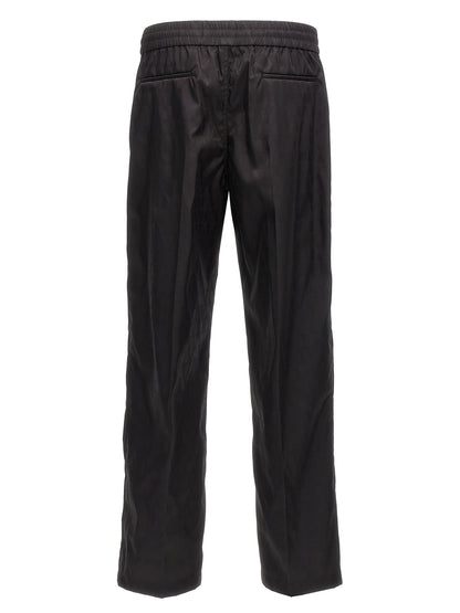 Valentino Garavani Black Polyamide Casual Pants