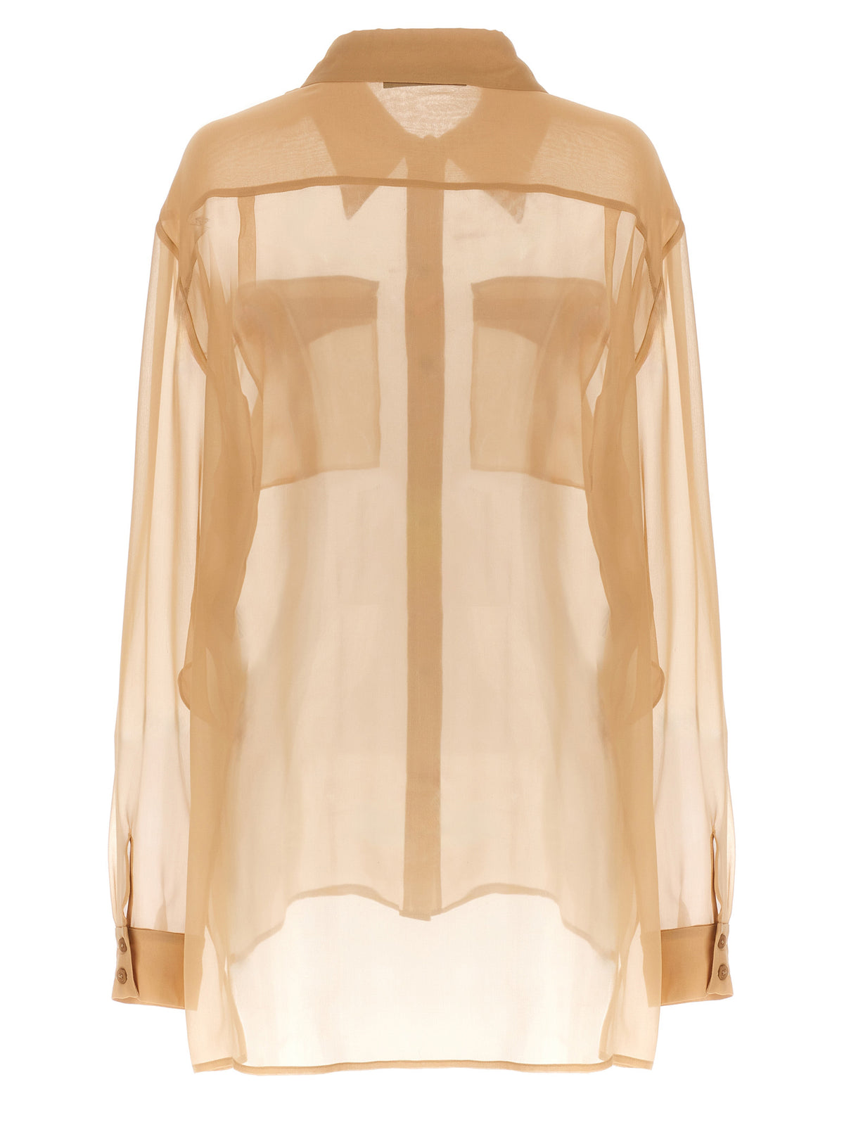 Alberta Ferretti Beige Silk Blouse - Elegant & Trendy Design