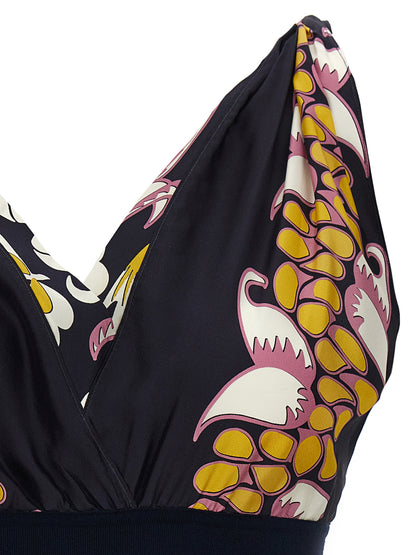 Tory Burch Black Silk Tank Tops