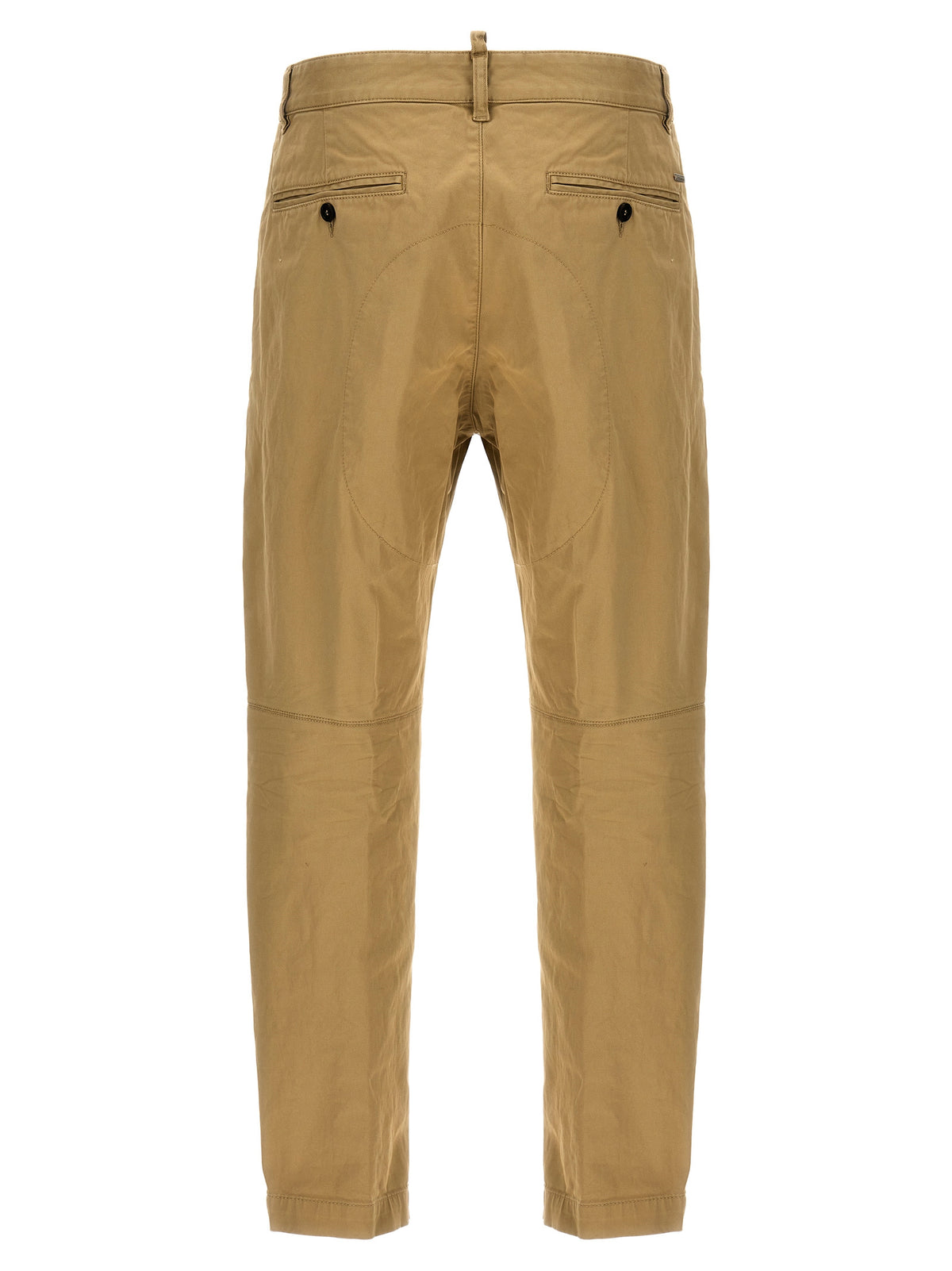 Dsquared² Sexy Chino Beige Cotton Pants for Men
