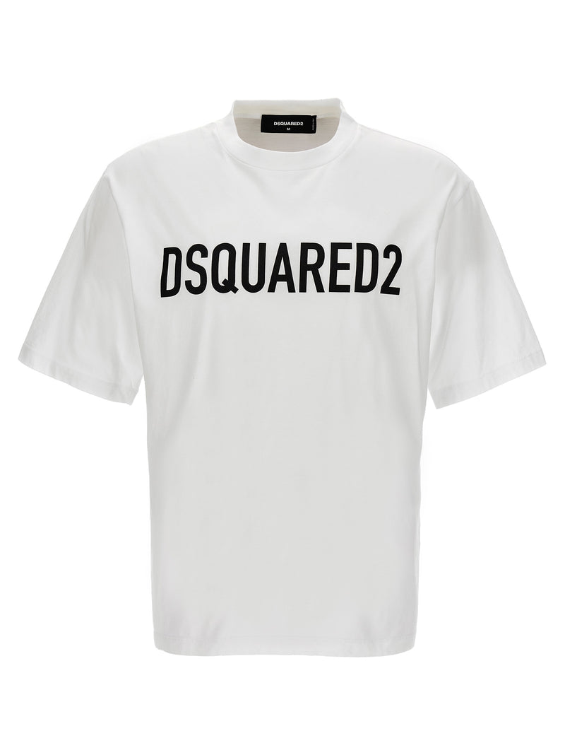 Dsquared² Bicolor Cotton T-Shirt - White/Black