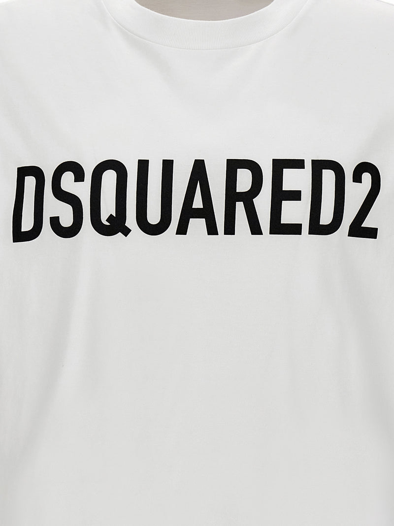 Dsquared² Bicolor Cotton T-Shirt - White/Black