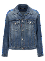 Dsquared² Dan Blue Cotton Denim Jacket
