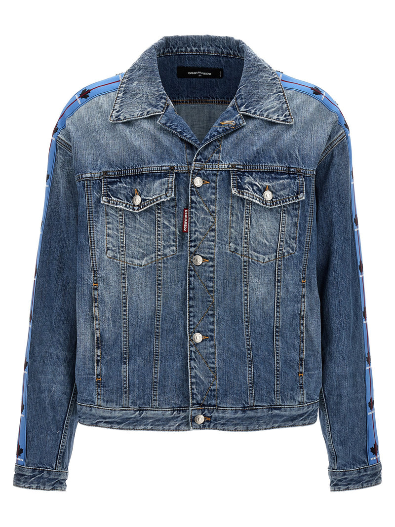 Dsquared² Dan Blue Cotton Denim Jacket