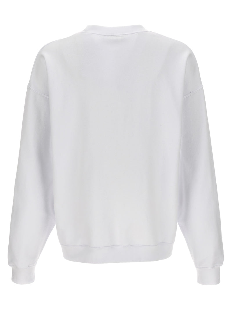 Dsquared² White Cotton Sweatshirt - Urban Cool Style