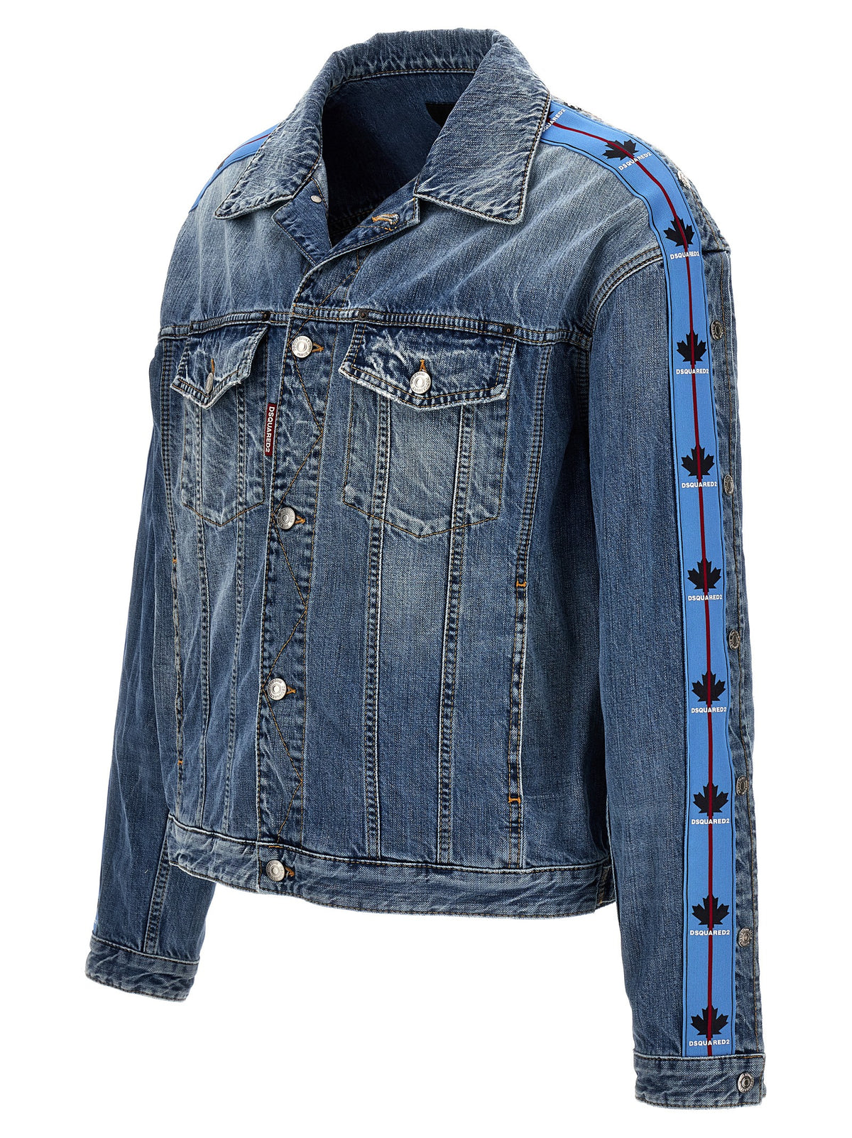 Dsquared² Dan Blue Cotton Denim Jacket