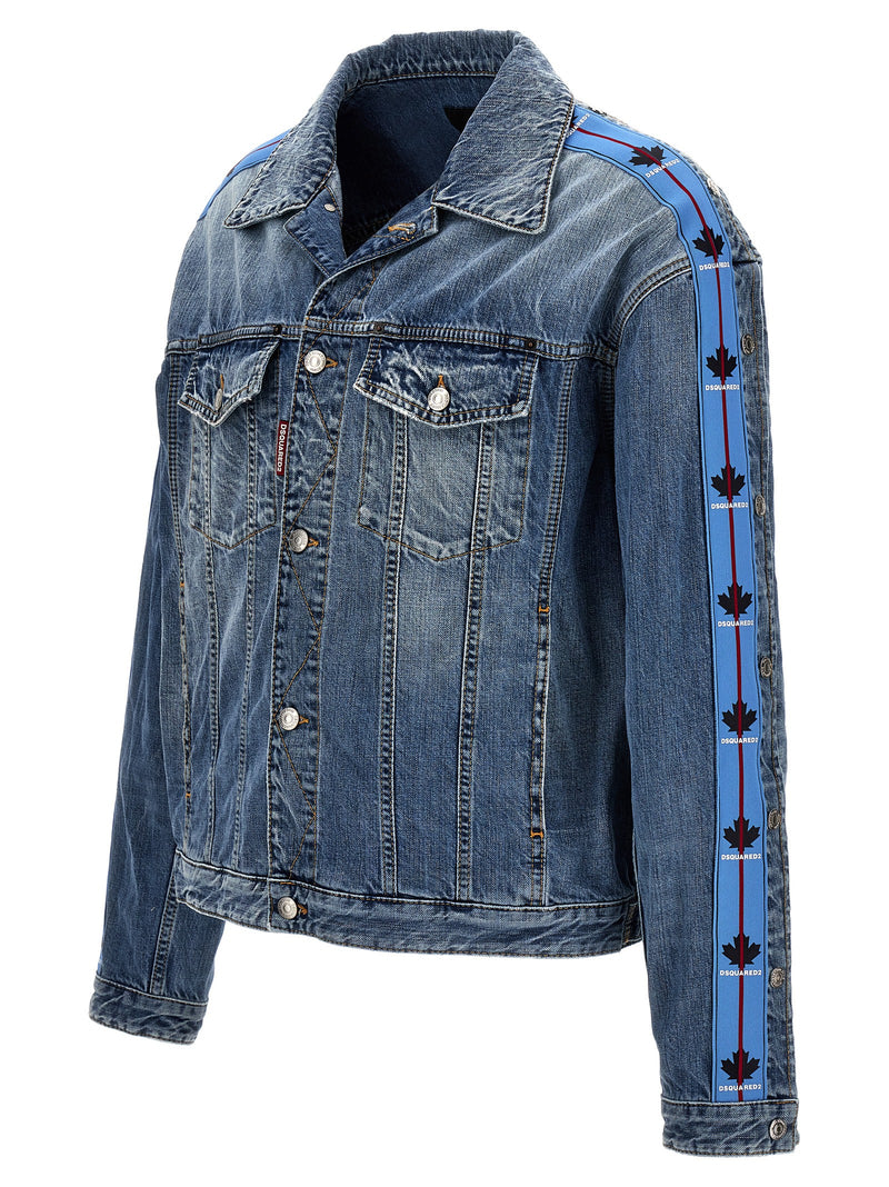 Dsquared² Dan Blue Cotton Denim Jacket