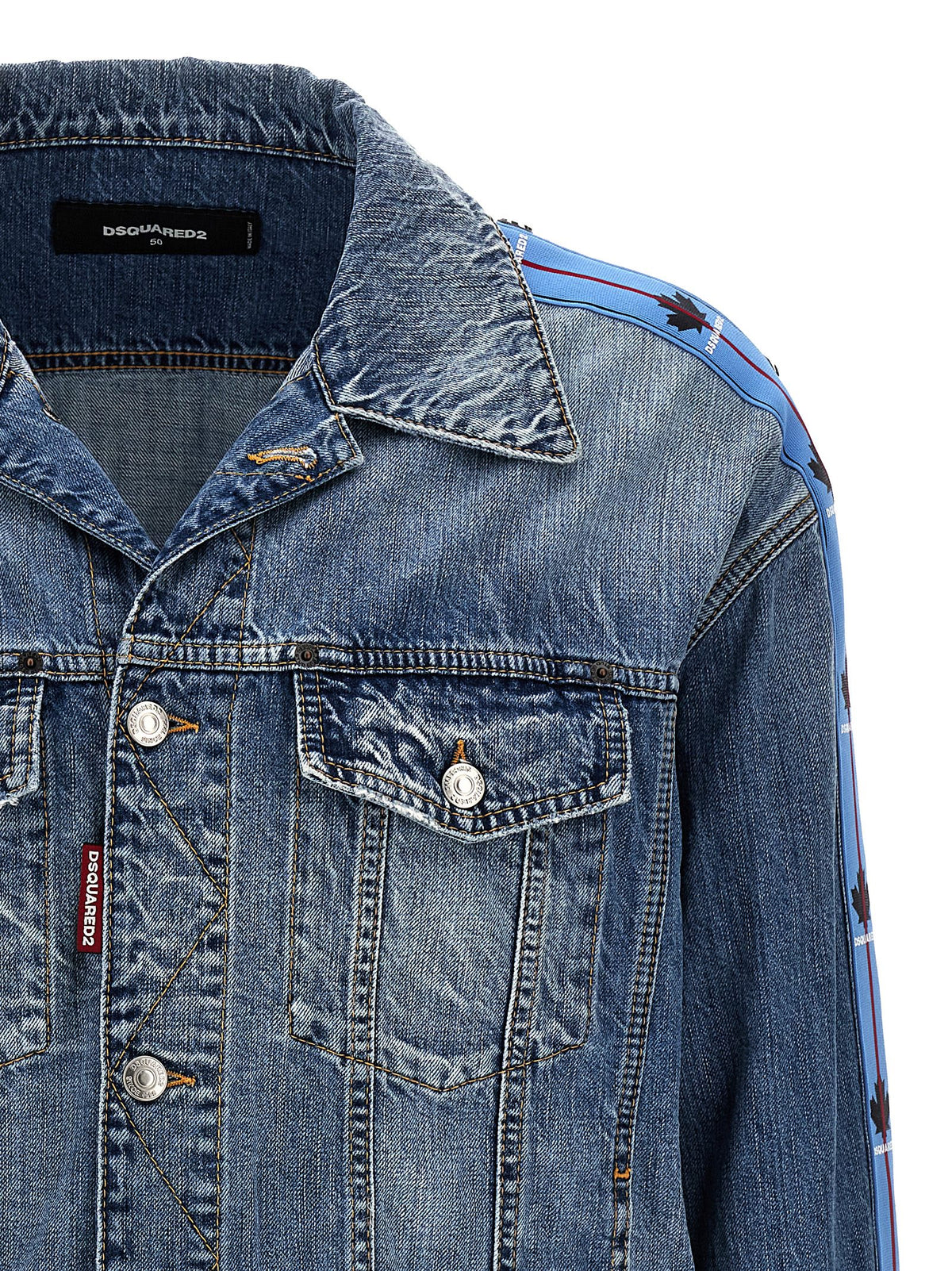 Dsquared² Dan Blue Cotton Denim Jacket