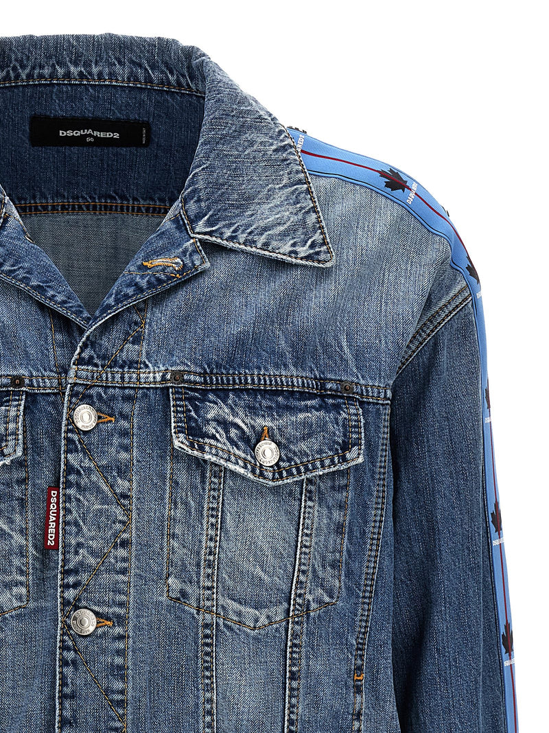 Dsquared² Dan Blue Cotton Denim Jacket