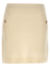 Michael Kors White Wool Long Skirt - Elegant & Versatile