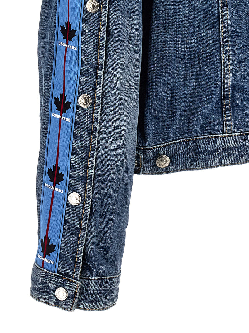 Dsquared² Dan Blue Cotton Denim Jacket