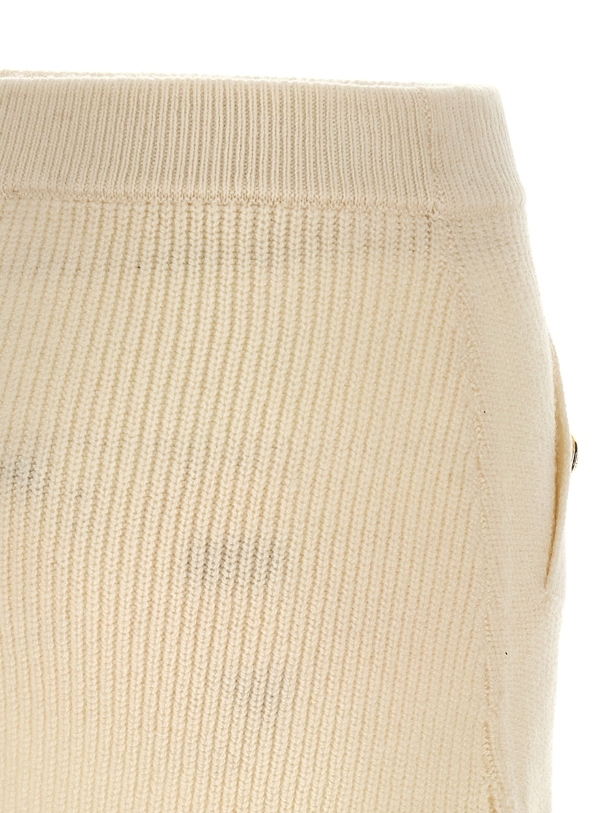 Michael Kors White Wool Long Skirt - Elegant & Versatile
