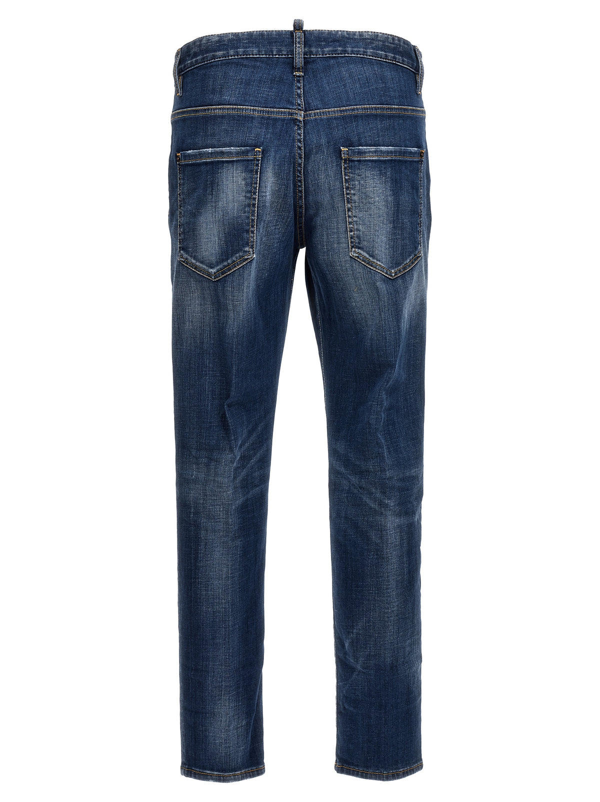 Dsquared² Blue Cotton Relaxed Fit Jeans for Men