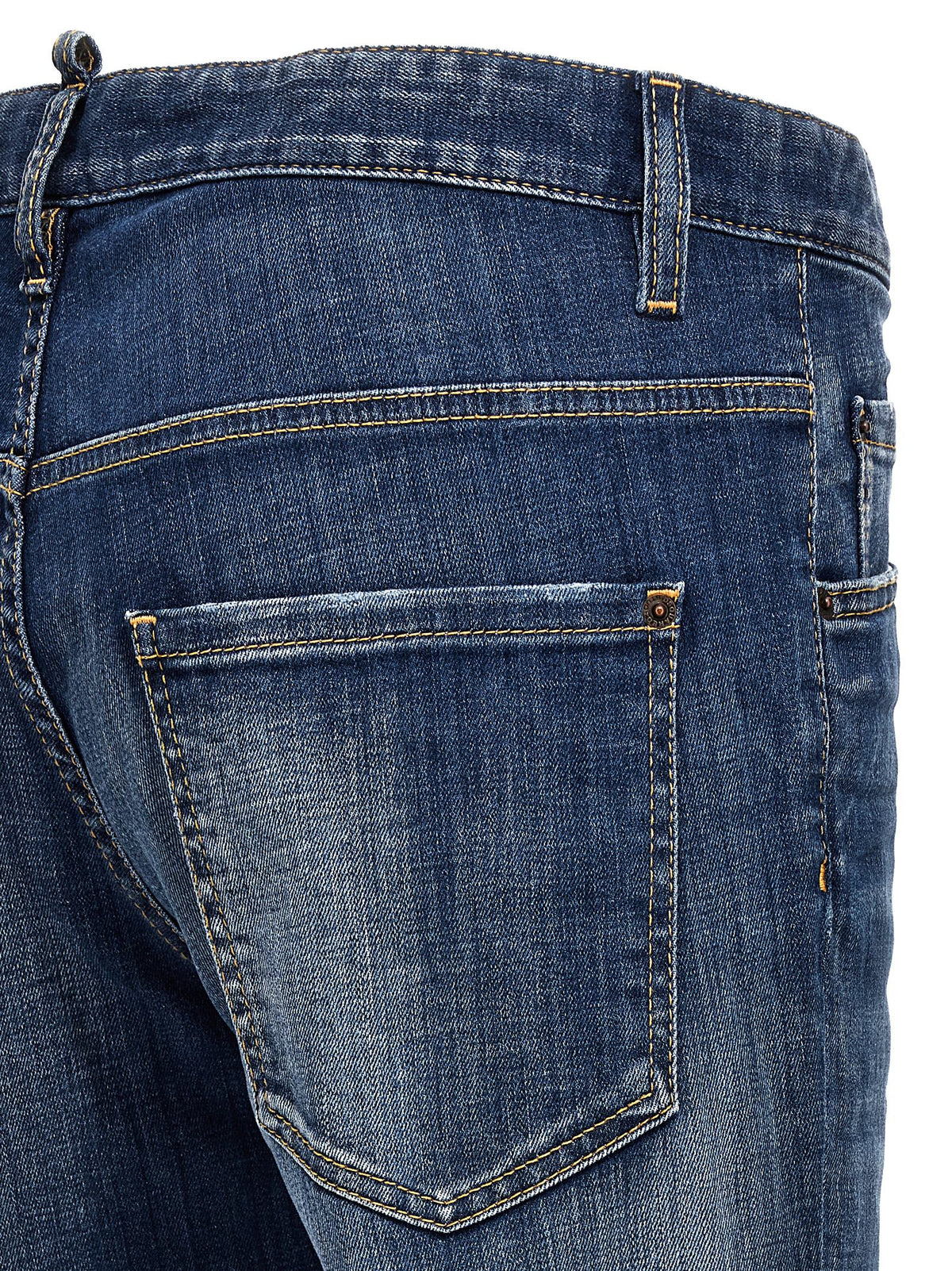 Dsquared² Blue Cotton Relaxed Fit Jeans for Men