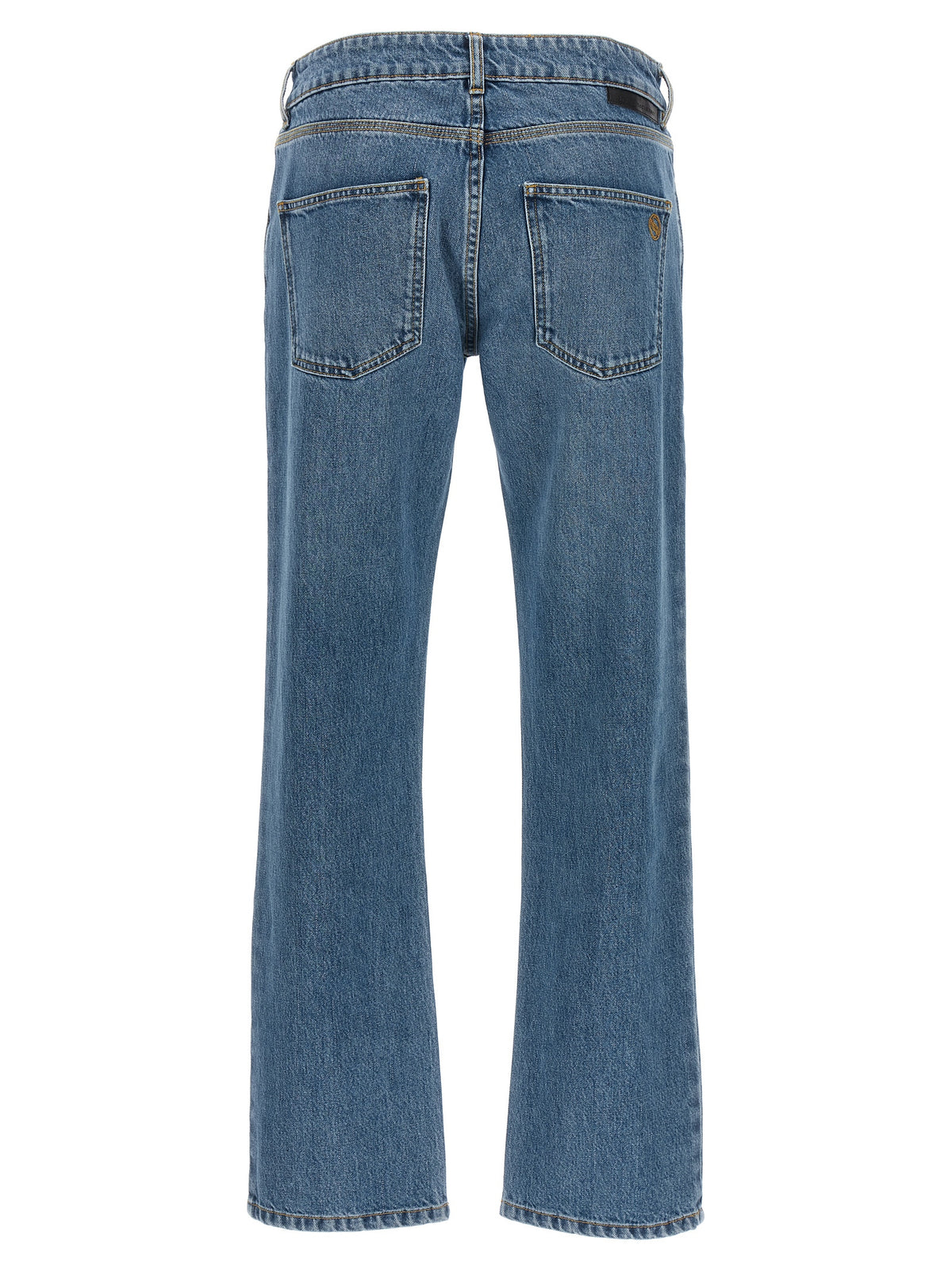 Stella McCartney Blue Cotton Cropped Jeans - Eco-Friendly Style
