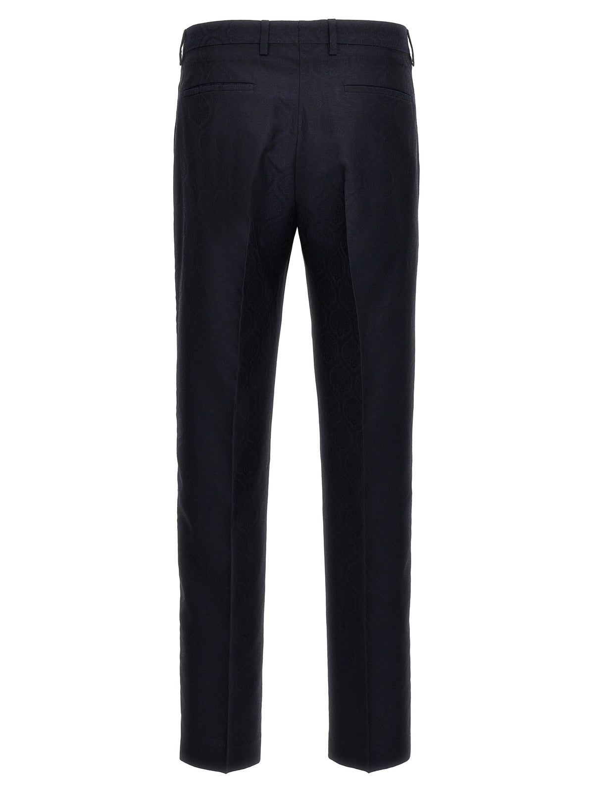 Etro Blue Cotton Dress Pants - Sophisticated Style