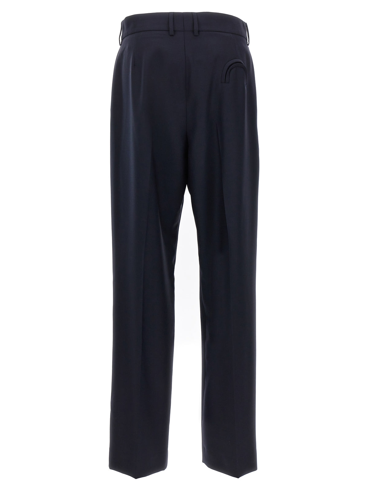 Pantalons en Laine Vierge Bleus Blazé Milano