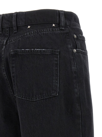 Golden Goose Black Cotton Relaxed Fit Jeans