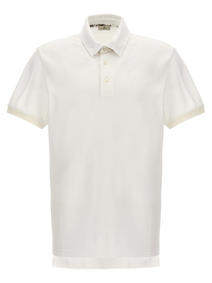 Etro White Cotton Polo Shirt