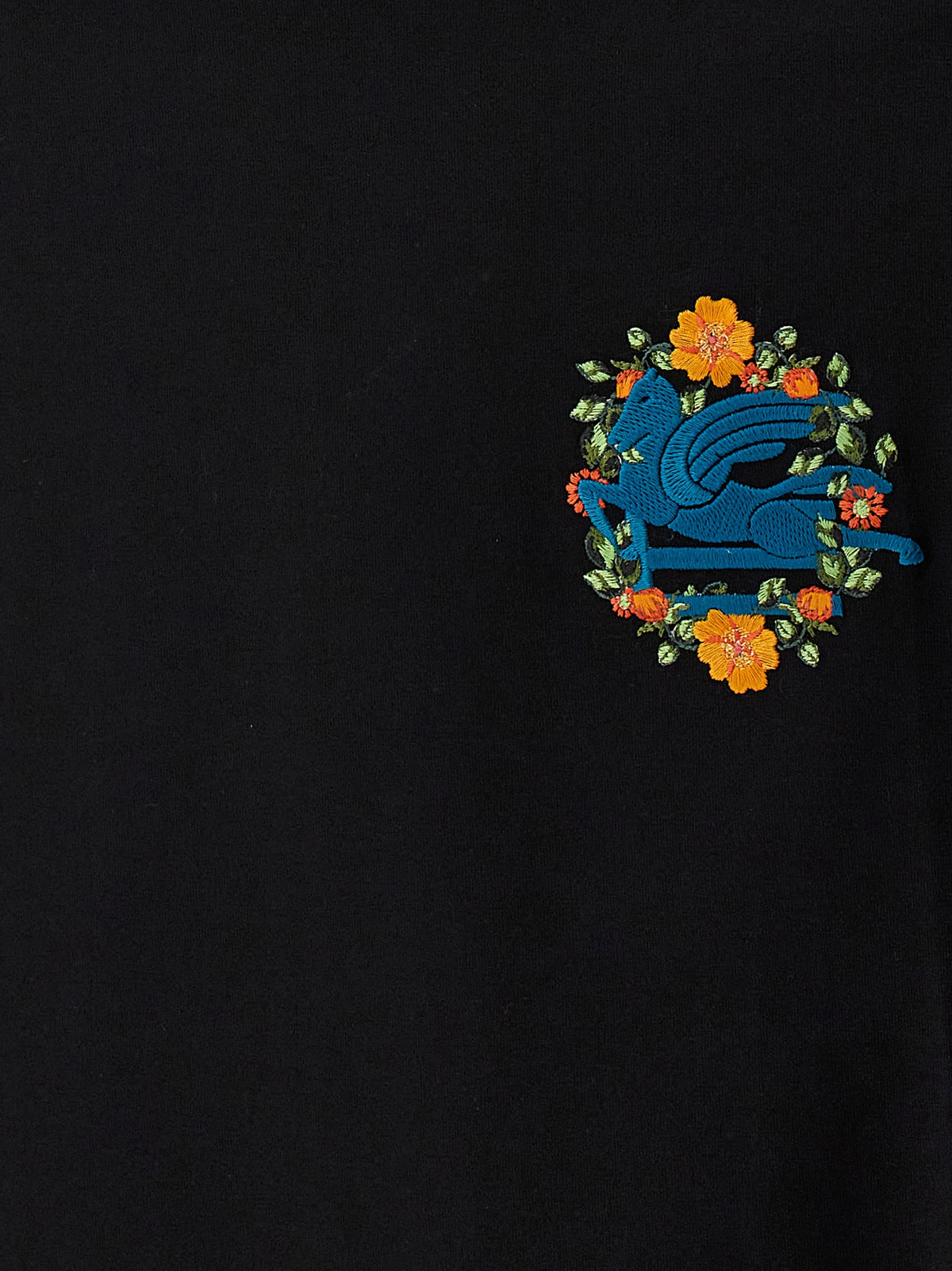 Etro Black Cotton T-Shirt - Luxurious Comfort and Style