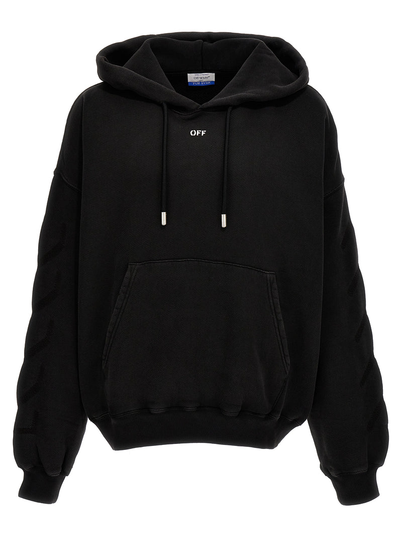 Off-White Matthew Gray Cotton Hoodie