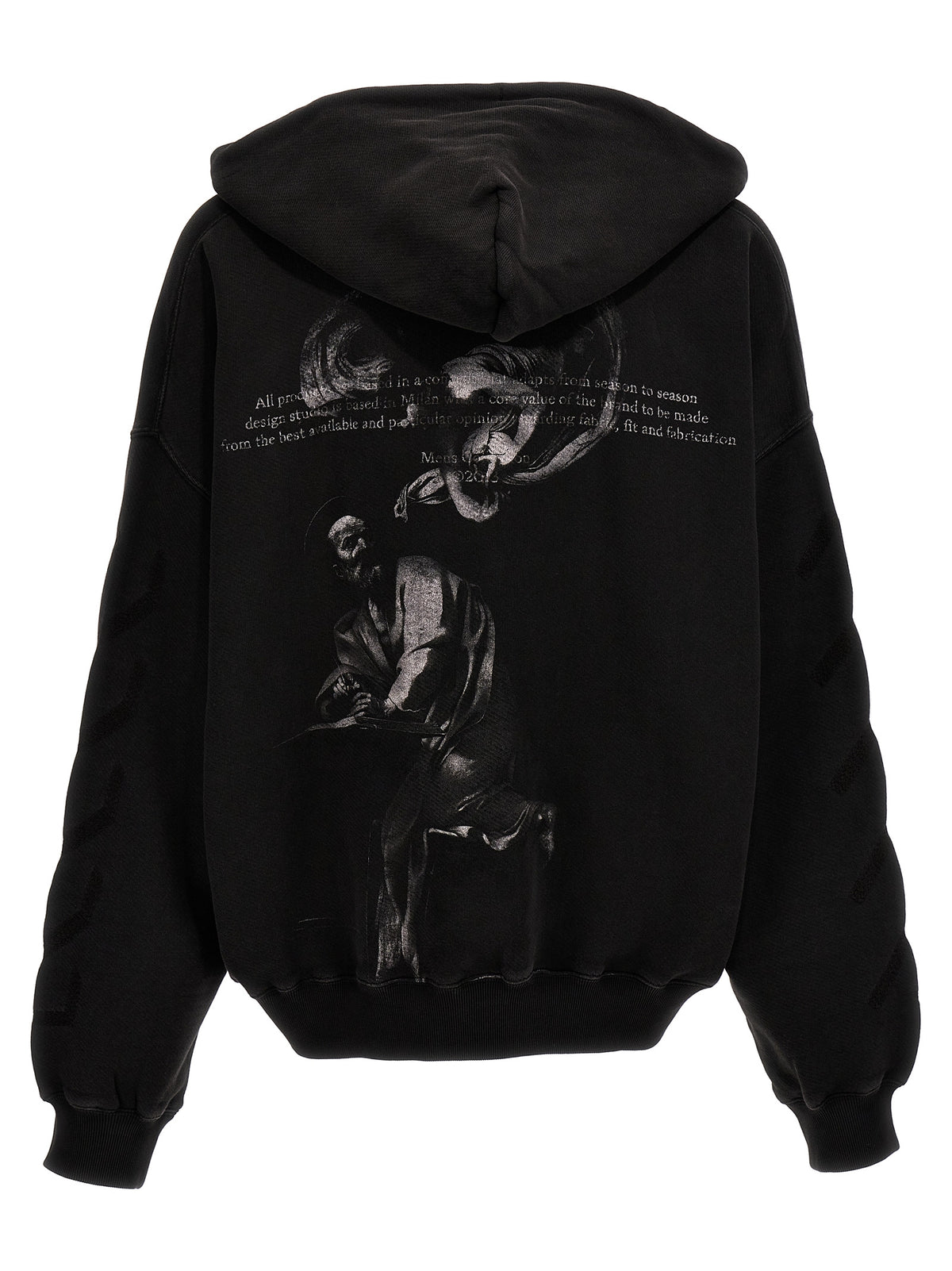 Off-White Matthew Gray Cotton Hoodie