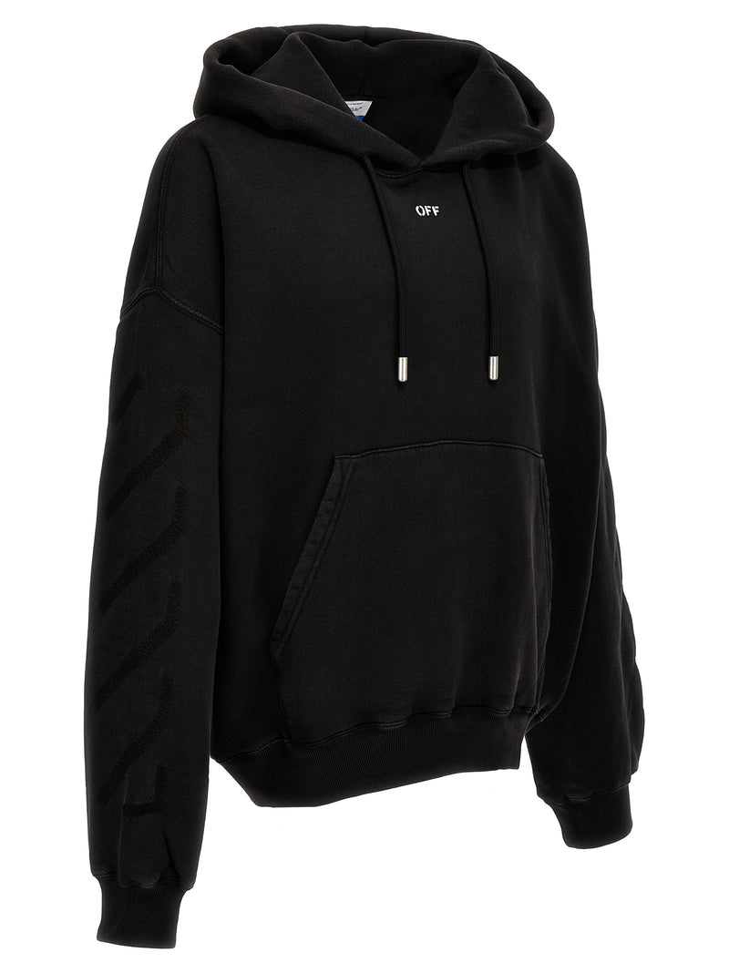 Off-White Matthew Gray Cotton Hoodie