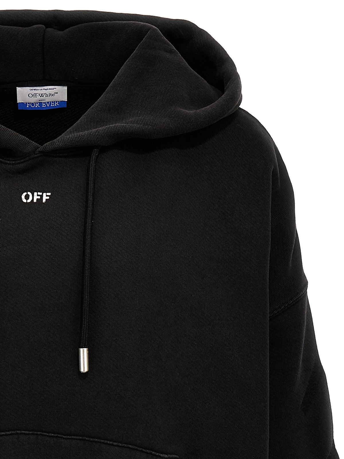 Off-White Matthew Gray Cotton Hoodie