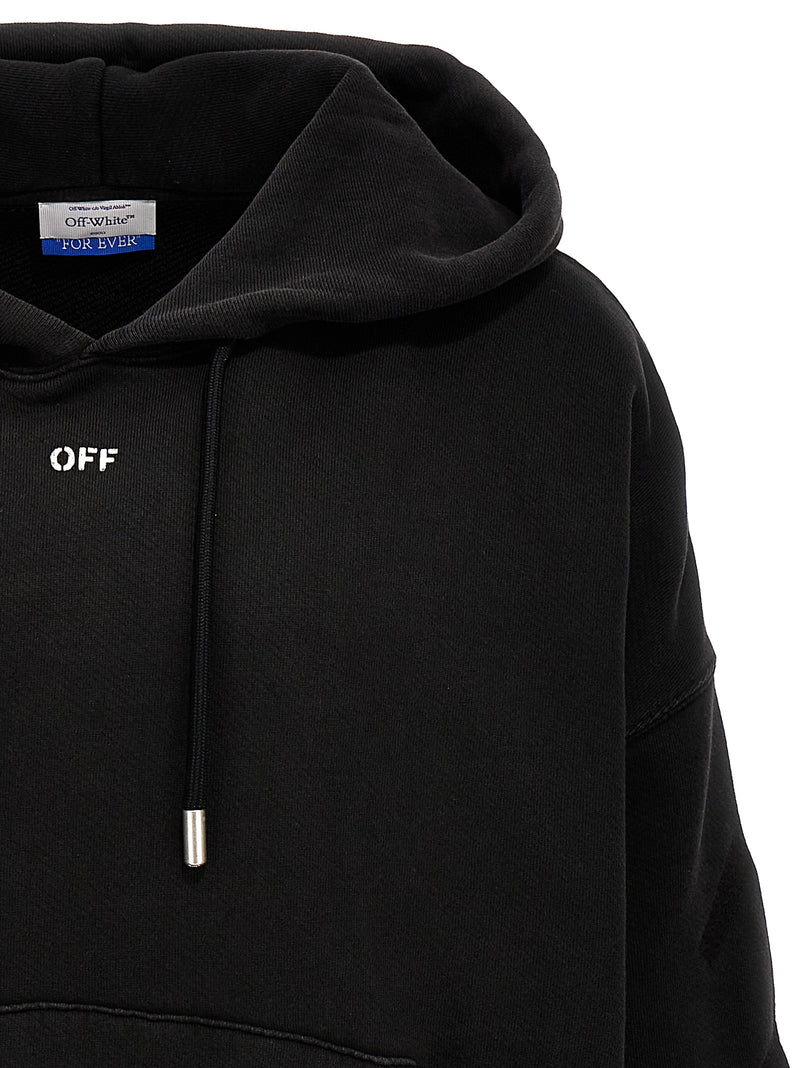 Off-White Matthew Gray Cotton Hoodie