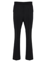 Max Mara Nepeta Black Virgin Wool Cropped Pants