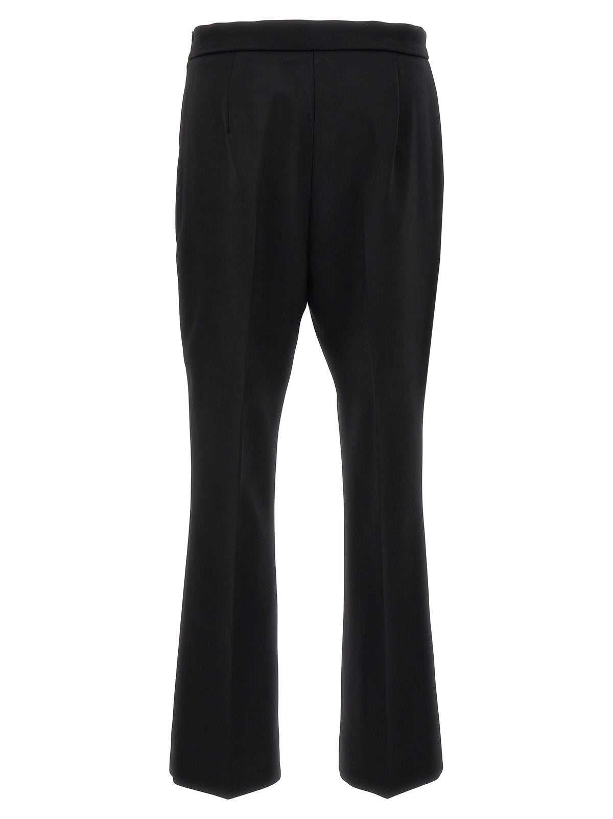 Max Mara Nepeta Black Virgin Wool Cropped Pants