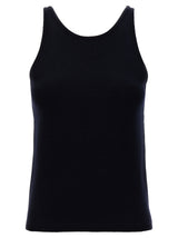 Max Mara Blue Virgin Wool Tank Top