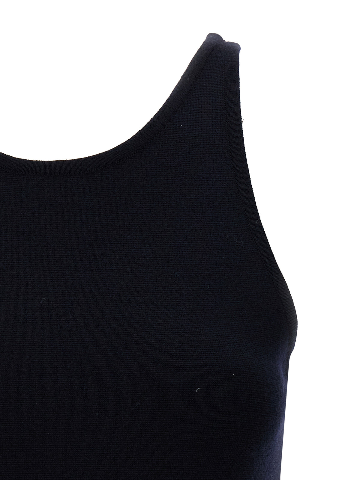 Max Mara Blue Virgin Wool Tank Top
