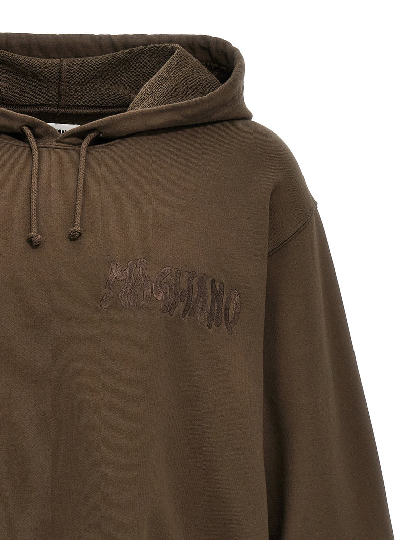 Magliano Brown Cotton Sweatshirt - Twisted Style
