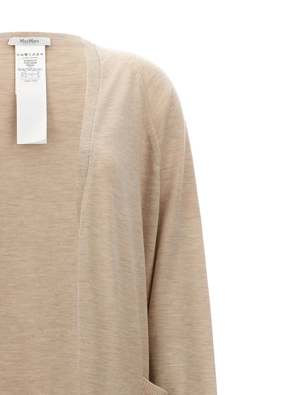Max Mara Katanga Beige Cashmere Cardigan