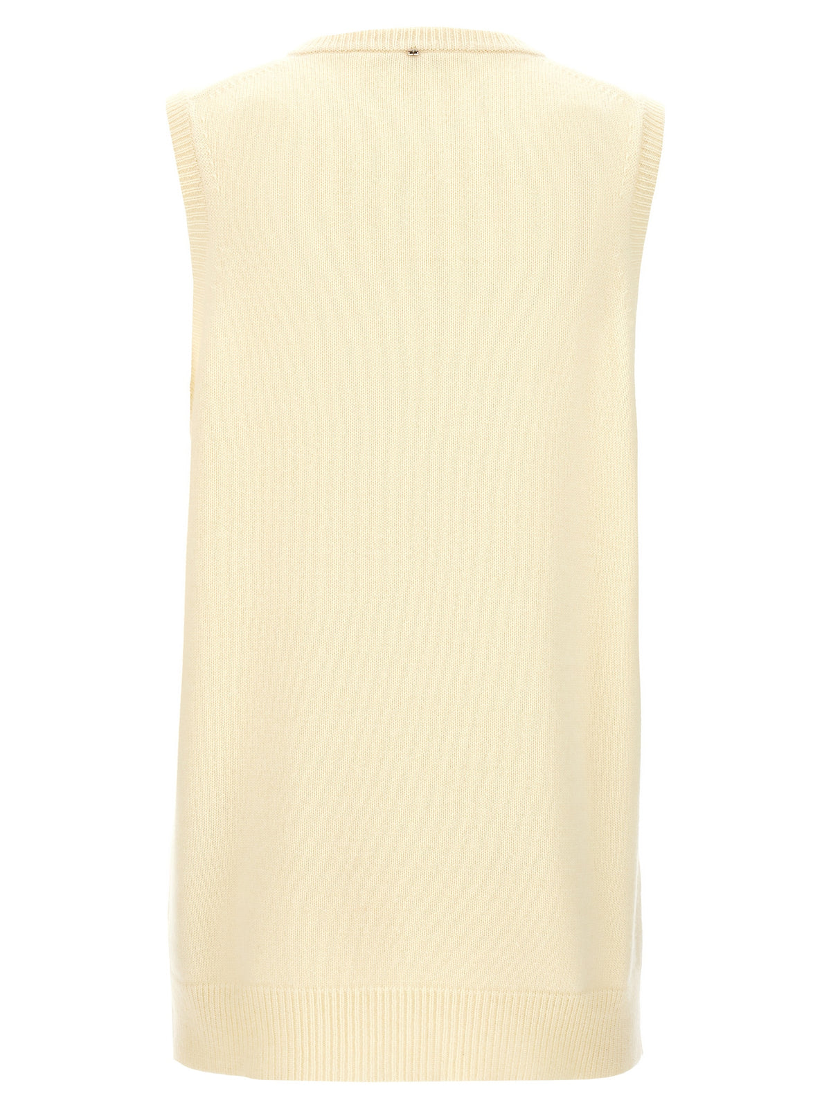 Sportmax Gimmy Bicolor Wool Sleeveless Jacket