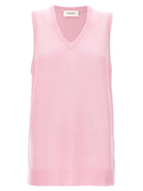 Sportmax Gimmy Multicolor Wool Sleeveless Jacket