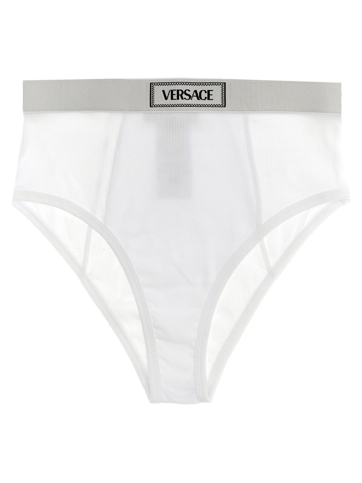 Versace White Cotton Briefs - 90s Vintage Style
