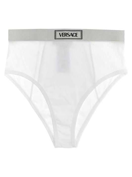 Versace White Cotton Briefs